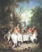 Nicolas Lancret Luncheon Party oil painting picture wholesale